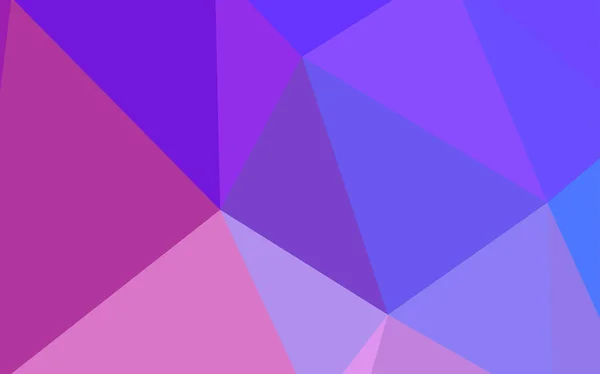 ライトピンク ブルー ベクトル多角形テンプレート グラデーションでエレガントな明るい多角形の図 ブランド本の背景のパターン — ストックベクタ