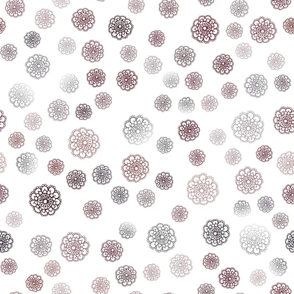 Koyu kırmızı vektör sorunsuz bulanık doku doodle. Çiçekli modern geometrik soyut resim. İş tasarımınız için yeni stil.