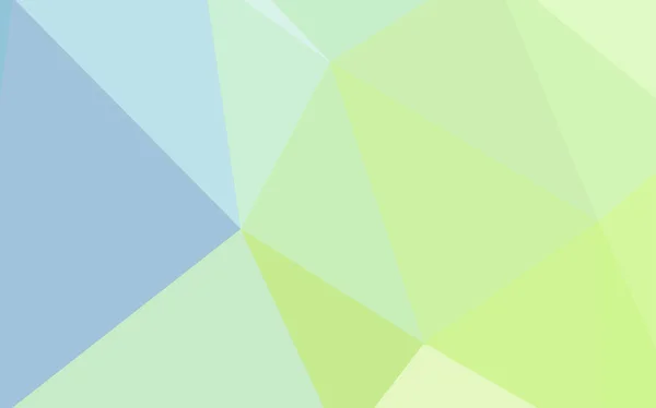 Светло Синий Зеленый Вектор Многоугольный Рисунок Красочная Иллюстрация Многоугольном Стиле — стоковый вектор