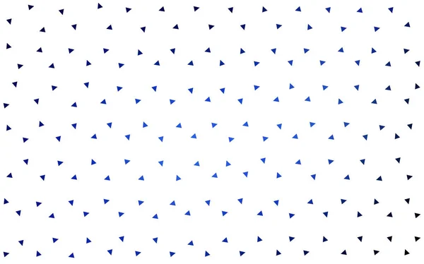 ダークブルーのベクトル幾何学的なシンプルなミニマリズムの背景 白の背景に三角形で構成されます ビジネスデザインのグラデーションの三角形パターン — ストックベクタ