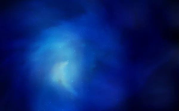 Padrão Vetorial Azul Escuro Com Estrelas Céu Noturno Glitter Ilustração — Vetor de Stock