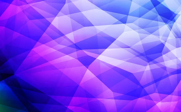 Rose Pâle Texture Triangulaire Gradient Vectoriel Bleu Illustration Abstraite Scintillante — Image vectorielle