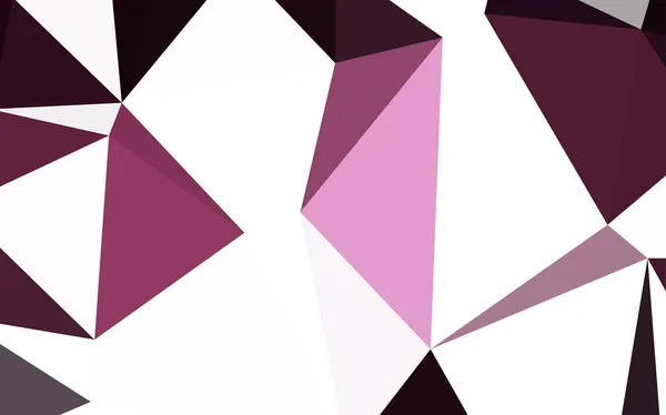 Dunkelrosa Vektorgradienten Dreiecksmuster Moderne Abstrakte Illustration Mit Dreiecken Komplett Neue — Stockvektor