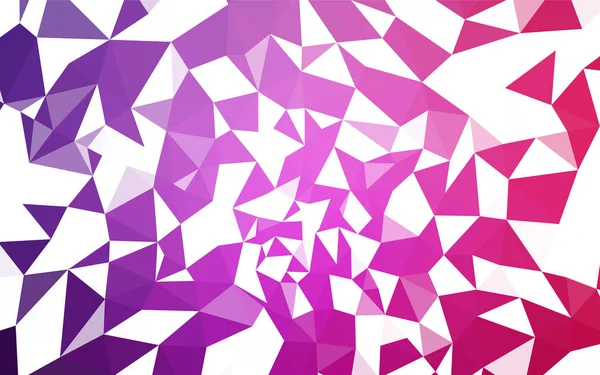 Açık Mor, pembe vektör mozaik şablon. Origami tarzında gradyan ile geometrik çizim. İş tasarımınız için yepyeni bir tarz.