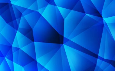 Hafif mavi vektör soyut mozaik arka plan. Tamamen yeni bir renk illüstrasyon poligonal bir tarzda. Tamamen yeni bir tasarım sizin broşürü.