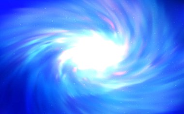 Uzay yıldızlı hafif Mavili vektör şablonu. Büyük Ayı yıldızlı modern soyut illüstrasyon. Fütürist reklamlar ve kitapçıklar için şablon.