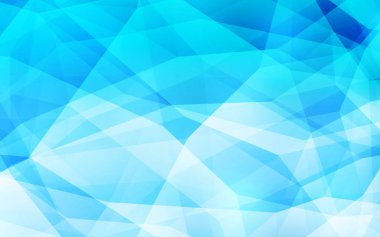 Hafif mavi vektör arka plan poligonal. Gradyan ile Origami tarzında yaratıcı geometrik şekil. İş tasarımınız için yeni stil.