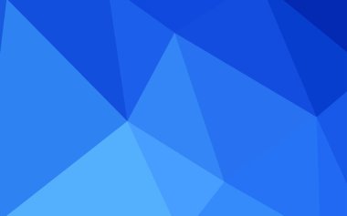 Işık Mavisi vektör soyut mozaik deseni. Yarım ton şeklinde, üçgenli yaratıcı illüstrasyon. Marka kitabınız için yeni şablon.