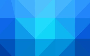 Hafif mavi vektör düşük poli doku. Glitter soyut resim zarif bir tasarıma sahip. Cep telefonu arka plan için şablon.