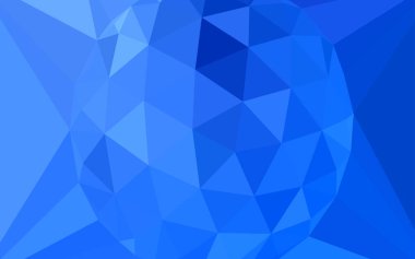 Hafif mavi vektör düşük poli düzen bir elmas. Gradyan ile poligonal soyut resim. Web siteniz için köşeli tasarım.