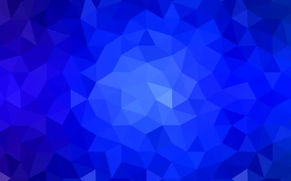 Fond Abstrait Polygone Vectoriel Bleu Foncé Illustration Abstraite Moderne Avec — Image vectorielle