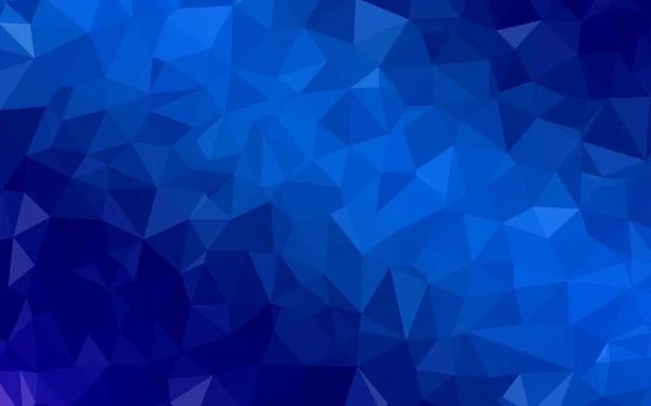 光の青いベクトル三角形モザイク テンプレート グラデーションで多角形のスタイルでカラフルなイラストです ビジネス デザインのブランドの新しいスタイル — ストックベクタ