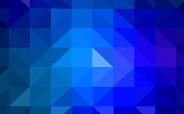 Capa Mosaico Triângulo Vetorial Blue Claro Ilustração Colorida Estilo Abstrato —  Vetores de Stock