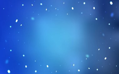 Buz kar taneleri ışık mavi vektör şablonu. Modern geometrik soyut Illustration kristalleri ile buz. Yeni yıl tasarım reklam, poster, afiş için.