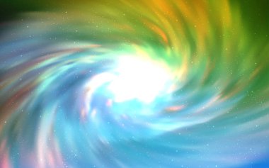 Açık mavi, yeşil vektör doku Samanyolu yıldız ile. Bulanık arka plan gradyan ile üzerinde alan yıldız. Akıllı tasarım, iş reklam için.