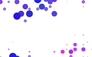 Işık mavi, kırmızı vektör daireler, noktalar kümesi ile Kızıl Bayrak. Çörek arka plan. Yaratıcı tasarım şablonu. Teknolojik noktalı resim illüstrasyon.