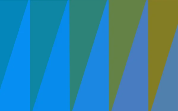 Světle Modrá Zelená Vektor Zářící Trojúhelníkový Kryt Barevné Ilustrace Abstraktní — Stockový vektor
