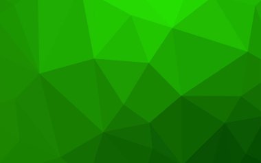 Işık yeşil vektör düşük poli kapak. Çokgen şekilleri ile bir örnek. Web siteniz için yeni bir doku.