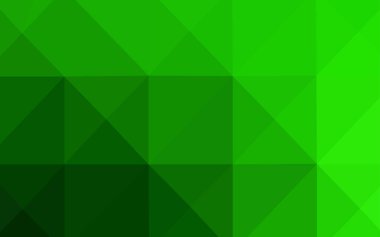Işık yeşil vektör soyut poligonal şablonu. Geometrik şekil gradyan ile Origami tarzında. İş tasarımınız için yeni stil.