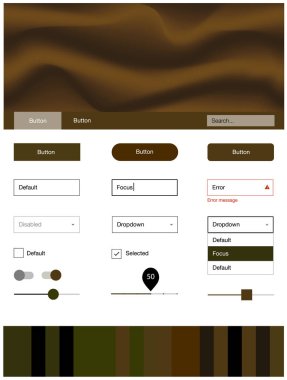 Koyu yeşil, sarı tel kafes kiti soyut daireler ile vektör. Degrade yarı ton mermer stiliyle yaratıcı çizimde. Bu örnek için sitesidir.
