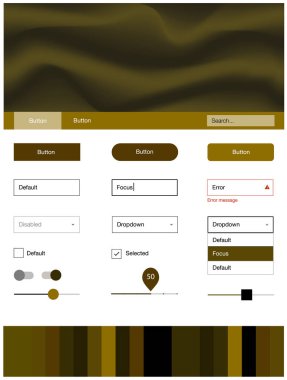 Koyu yeşil, sarı tel kafes kiti soyut daireler ile vektör. Gradyan memphis tarzı ile zarif parlak illüstrasyon. Bu örnek açılış sayfanız için mu.