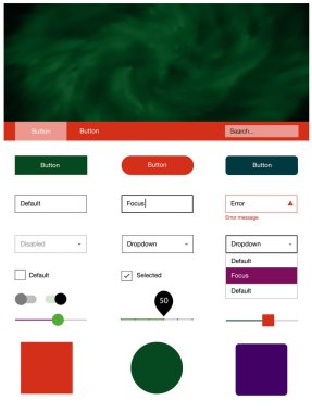 Karanlık çok renkli vektör UI ux seti alan yıldız ile. Renkli gökyüzü ile soyut tarzda dekoratif UI takımı tasarım. Açılış sayfanız için modern şablon.