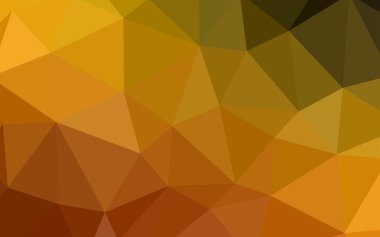 Koyu turuncu vektör degrade üçgenler desen. Poligonal illüstrasyon parlayan, hangi üçgen oluşur. Senin arka plan için dokulu deseni.