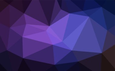 Koyu pembe, mavi vektör soyut mozaik arka plan. Tamamen yeni bir renk illüstrasyon poligonal bir tarzda. İş tasarımınız için üçgen desen.