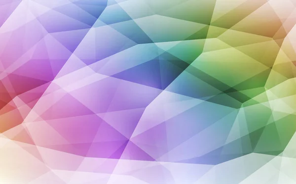 Texture Mosaïque Triangle Vectoriel Multicolore Clair Illustration Abstraite Polygonale Avec — Image vectorielle