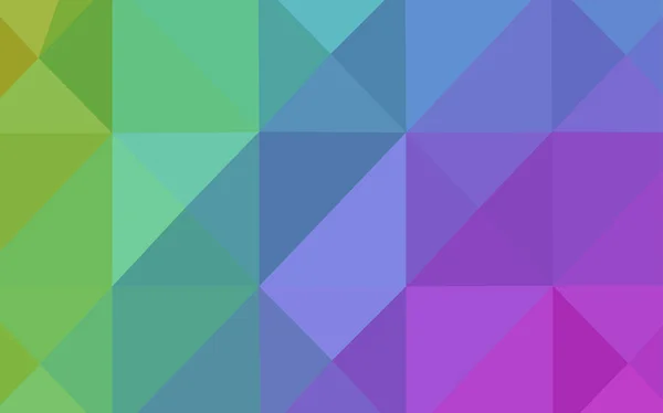 Heller Mehrfarbiger Vektor Polygonaler Hintergrund Glänzende Polygonale Illustration Die Aus — Stockvektor