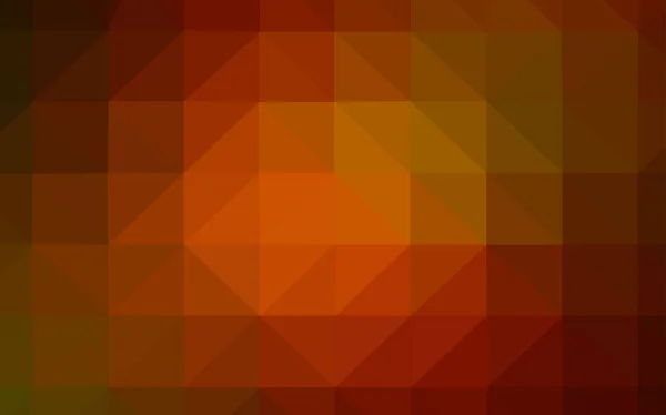 Gabarit Polygonal Vecteur Orange Foncé Échantillon Aux Formes Polygonales Modèle — Image vectorielle