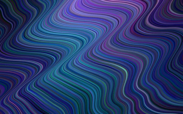 Σκούρο Ροζ Μπλε Διάνυσμα Φόντο Λυγισμένο Γραμμές Γεωμετρική Απεικόνιση Στυλ — Διανυσματικό Αρχείο