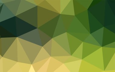 Açık yeşil, sarı vektör çokgen desen. Çokgen biçiminde, gradyan ile renkli çizimler. Arkaplanlarınız için desenli desen.