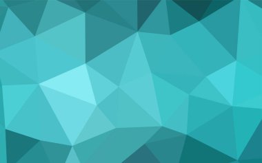 Işık yeşil vektör üçgen mozaik kapak. Çokgen şekilleri ile bir örnek. Tamamen yeni bir tasarım sizin broşürü.