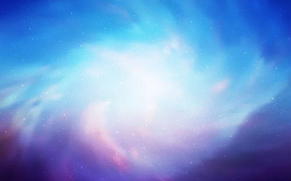 Ανοιχτό Ροζ Μπλε Διανυσματική Διάταξη Κοσμικά Αστέρια Σύγχρονη Αφηρημένη Απεικόνιση — Διανυσματικό Αρχείο