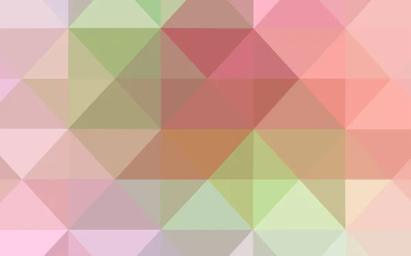 Светло Розовый Желтый Векторный Треугольник Обложке Творческая Иллюстрация Полутоновом Стиле — стоковый вектор