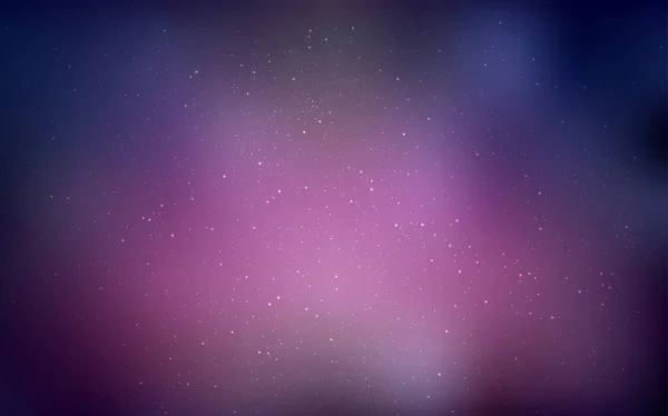 Vektor Dark Purple Menutupi Dengan Bintang Bintang Astronomi Ilustrasi Abstrak - Stok Vektor