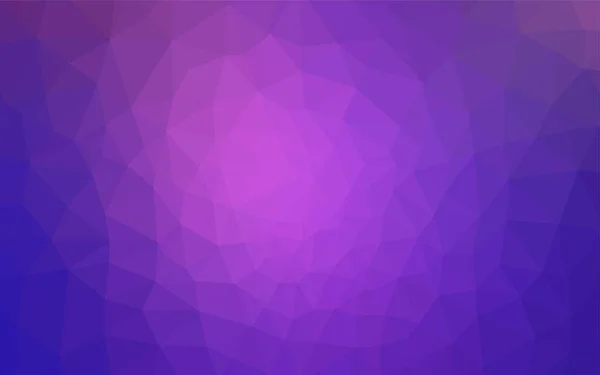 Hellviolettes Rosafarbenes Vektor Polygonales Muster Ein Muster Mit Polygonalen Formen — Stockvektor