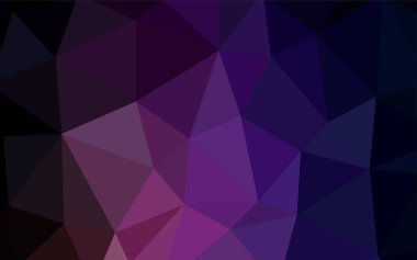Koyu mor, pembe degrade üçgenler desen vektör. Gradyan ile Origami tarzında yaratıcı geometrik şekil. Tamamen yeni bir tasarım sizin broşürü.