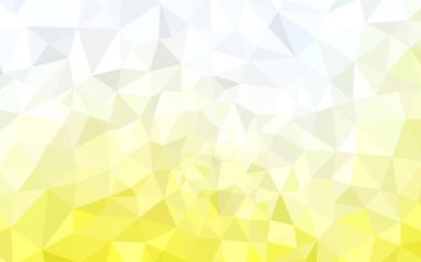 Işık sarı vektör düşük poli düzeni. Üçgenler ile renkli resimde parlayan. Senin arka plan için dokulu deseni.