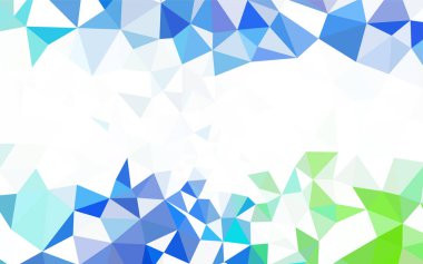 Koyu mavi vektör degrade üçgenler şablonu. Üçgenler ile renkli soyut resimde. Senin arka plan için dokulu deseni.