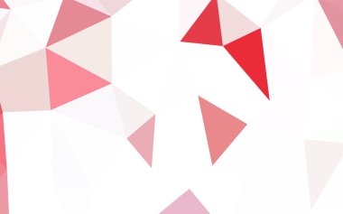 Hafif mavi vektör degrade üçgenler şablonu. Üçgenler ile renkli resimde parlayan. Afiş için tamamen yeni şablon.