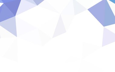 Koyu mavi, sarı üçgen mozaik kapak vektör. Gradyan ile zarif parlak poligonal illüstrasyon. Afiş için tamamen yeni şablon.