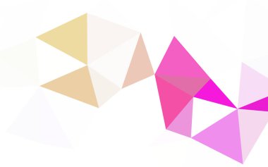 Açık mavi, kırmızı vektör soyut poligonal şablonu. Gradyan ile poligonal soyut resim. İş tasarımınız için yeni stil.