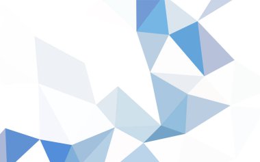 Açık mavi, vektör soyut poligonal şablon sarı. Üçgenler ile modern soyut resim. Cep telefonu arka plan için şablon.