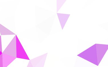 Koyu pembe vektör üçgen mozaik kapak. Geometrik şekil gradyan ile Origami tarzında. Cep telefonu arka plan için şablon.