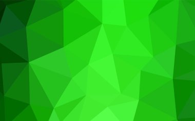 Koyu mavi vektör üçgen mozaik kapak. Üçgenler ile modern soyut resim. Marka kitap için yeni şablon.