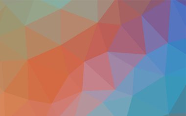 Hafif mavi vektör soyut poligonal model. Çokgen şekilleri ile bir örnek. İş tasarımınız için yeni stil.