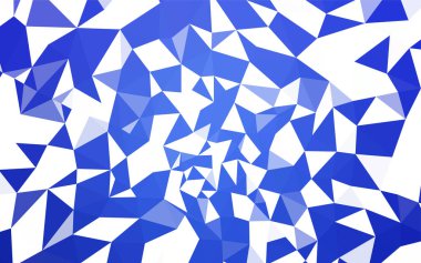 Hafif mavi vektör soyut poligonal şablonu. Üçgen geometrik örnek gradyan ile. Desen için bir marka kitabın zemin.