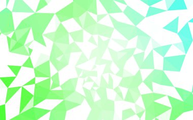 Işık yeşil vektör poligonal arka plan. Tamamen yeni bir renk illüstrasyon poligonal bir tarzda. Senin arka plan için dokulu deseni.
